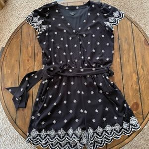 One piece lined short outfit